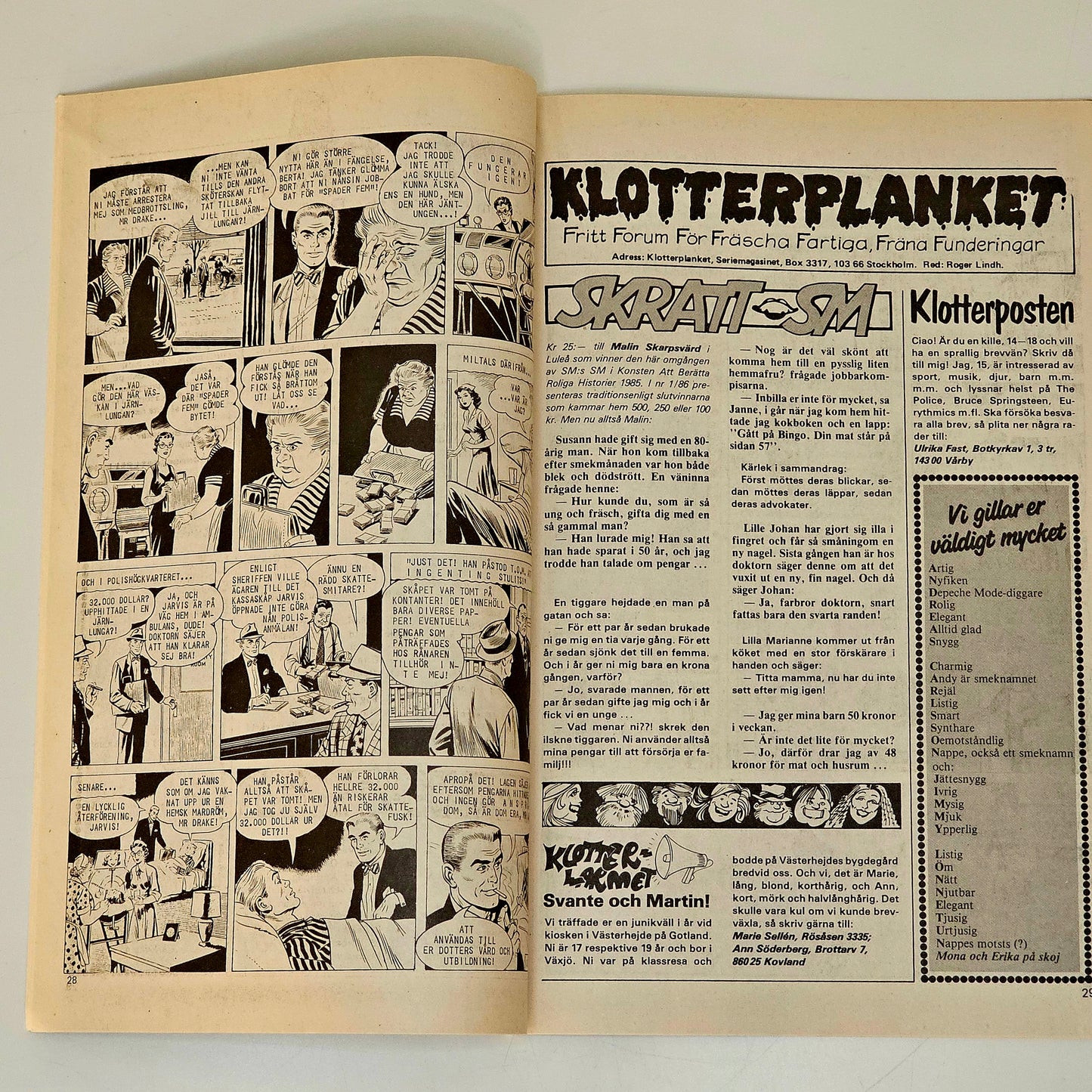 Seriemagasinet Nr 22 1985 #FN#