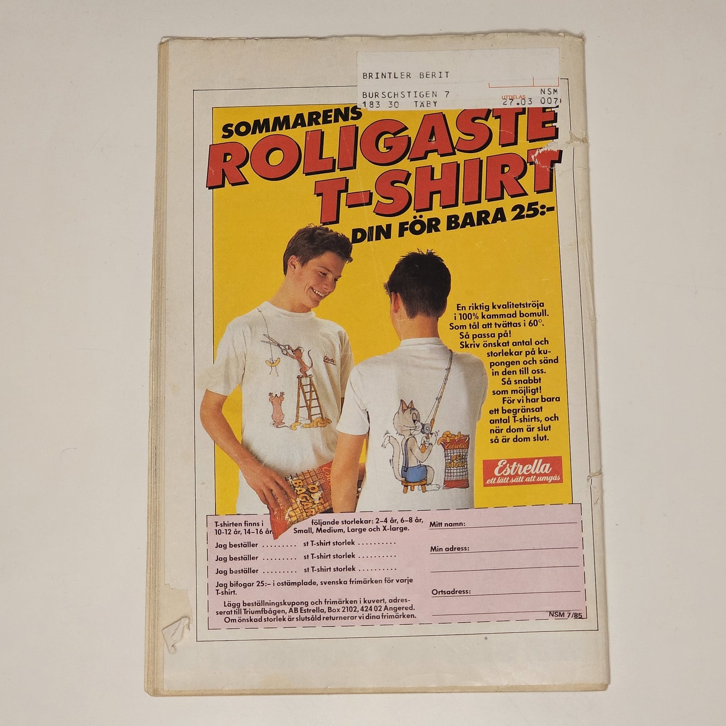 Seriemagasinet Nr 7 1985 #VG#