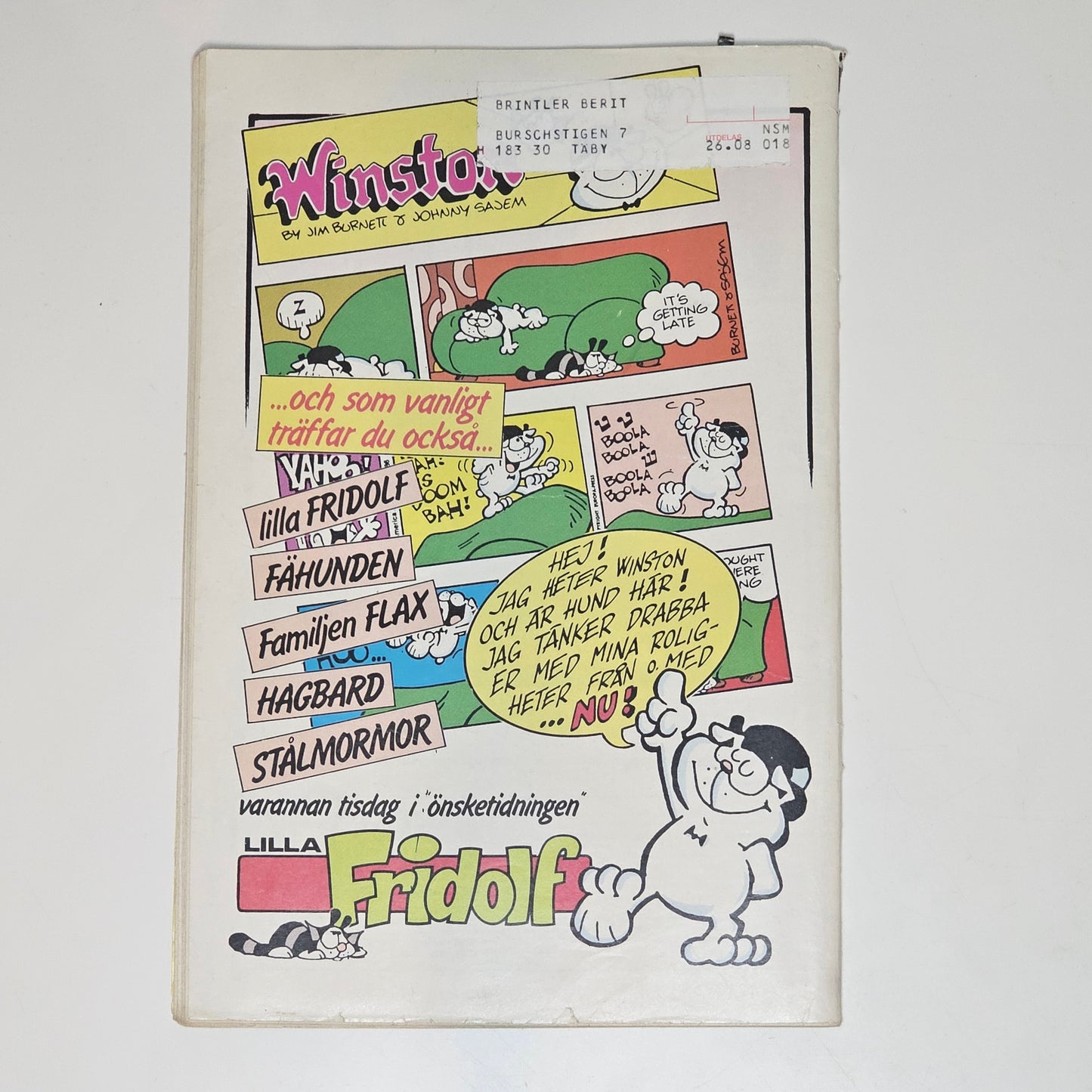 Seriemagasinet Nr 18 1987 #GD#