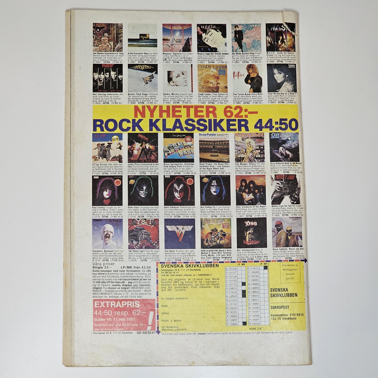 Seriemagasinet Nr 2 1987 #VG#