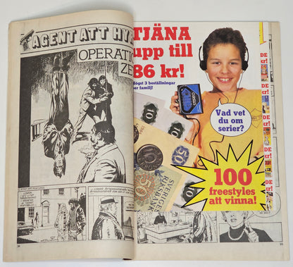 Seriemagasinet Nr 17 1988 #FN# + Reklambilaga
