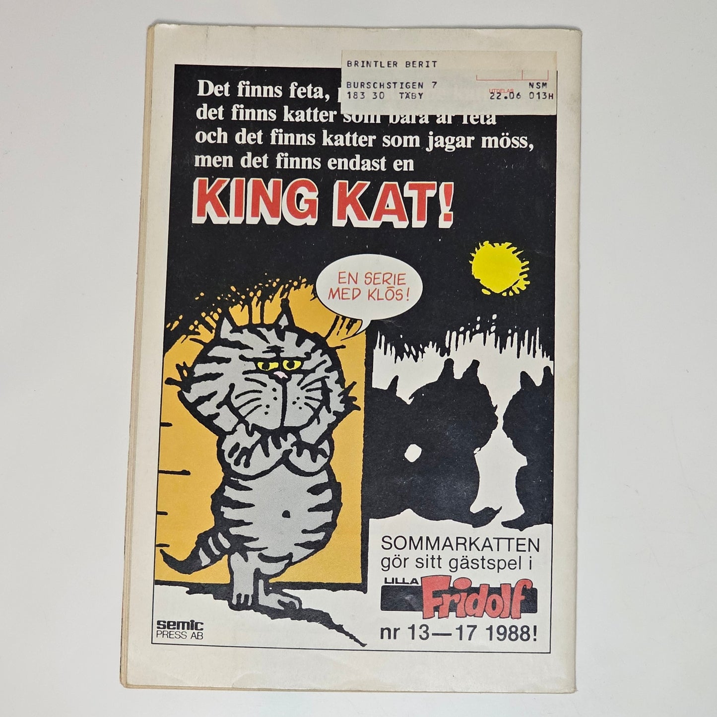 Seriemagasinet Nr 13 1988 #VG#