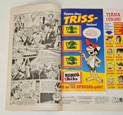 Seriemagasinet Nr 17 1990 #FN# + Reklambilaga