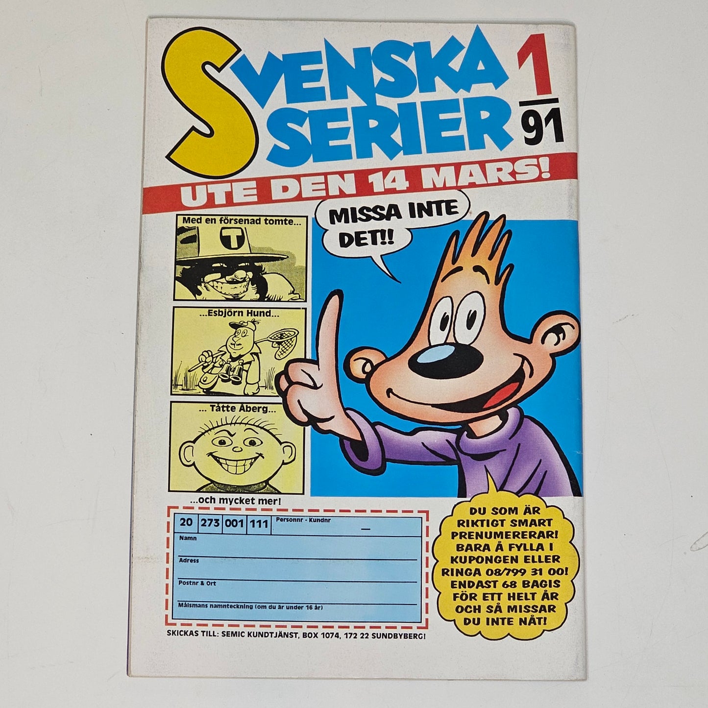 Seriemagasinet Nr 6 1991 #FN#