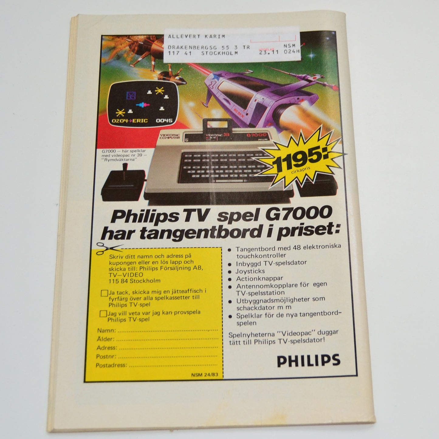 Seriemagasinet Nr 24 1983 #VG#