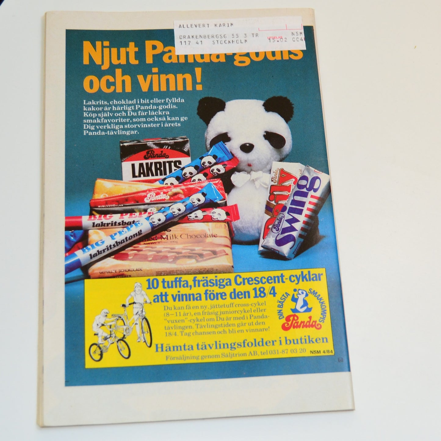 Seriemagasinet Nr 4 1984 #GD#