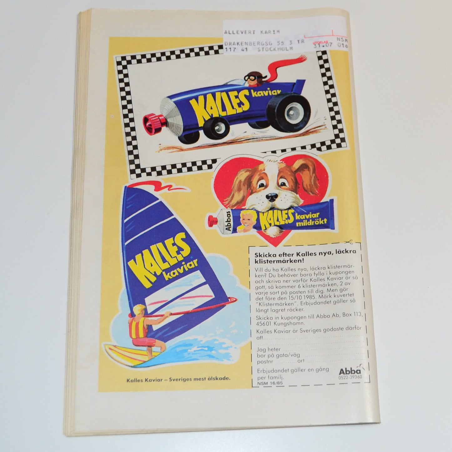 Seriemagasinet Nr 16 1985 #VG#