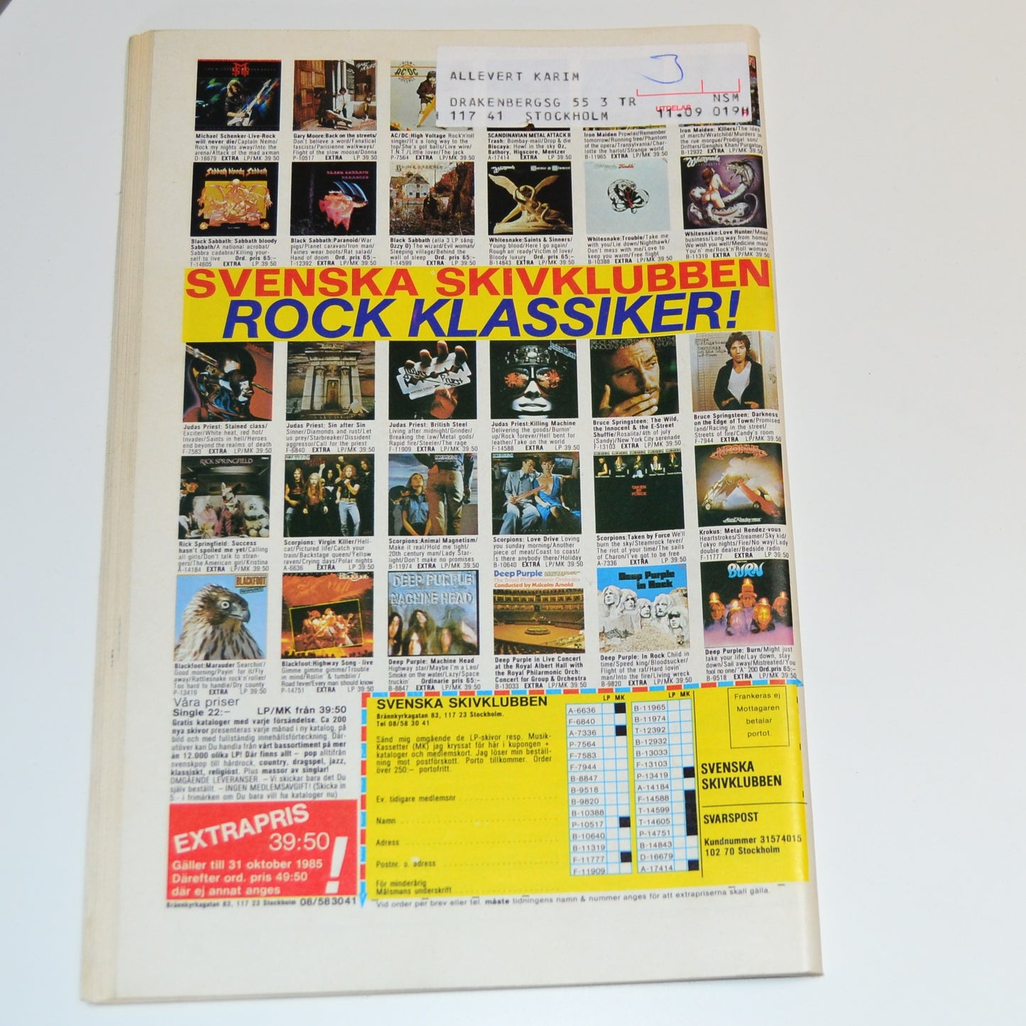 Seriemagasinet Nr 19 1985 #VG#