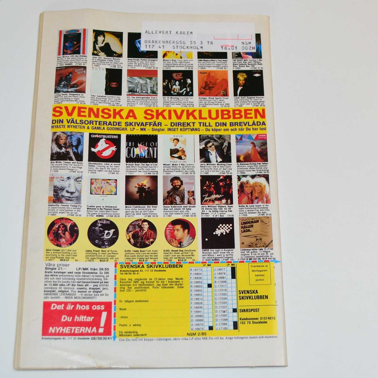 Seriemagasinet Nr 2 1985 #FN#