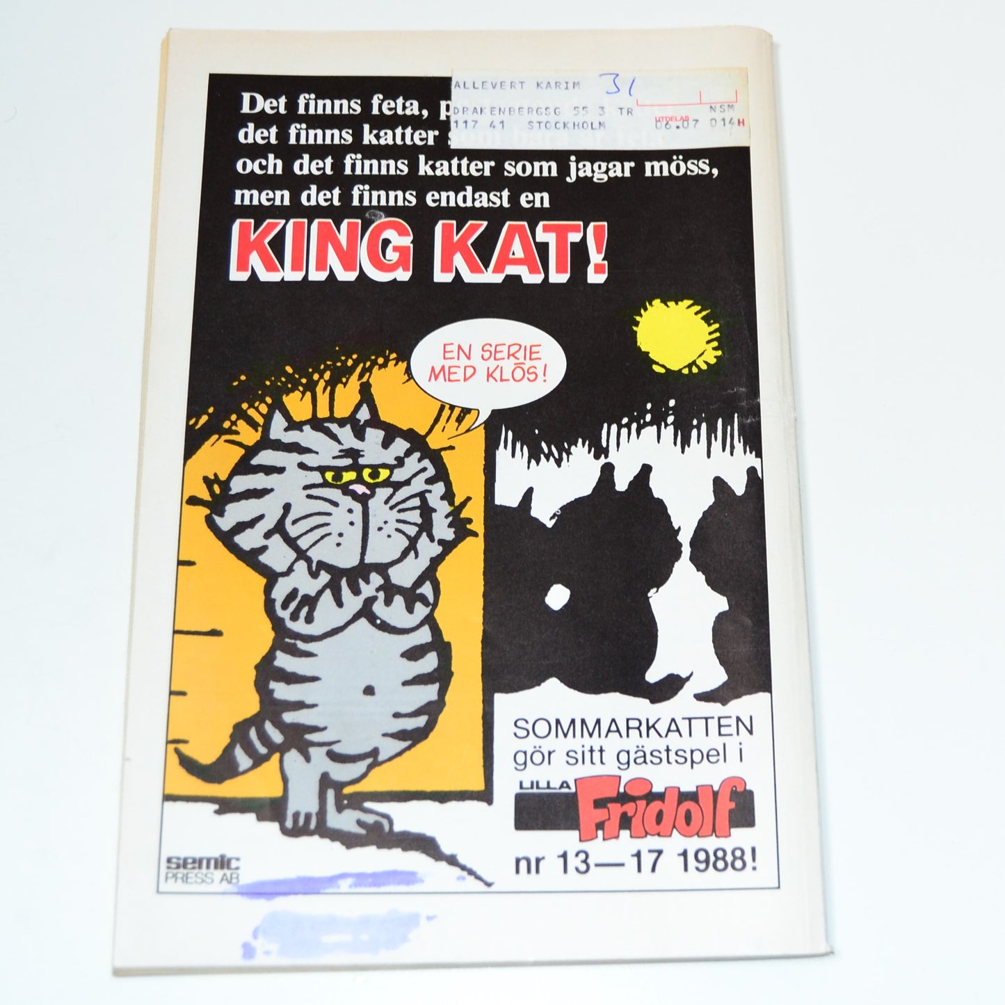 Seriemagasinet Special Nr 14 1988 #FN#