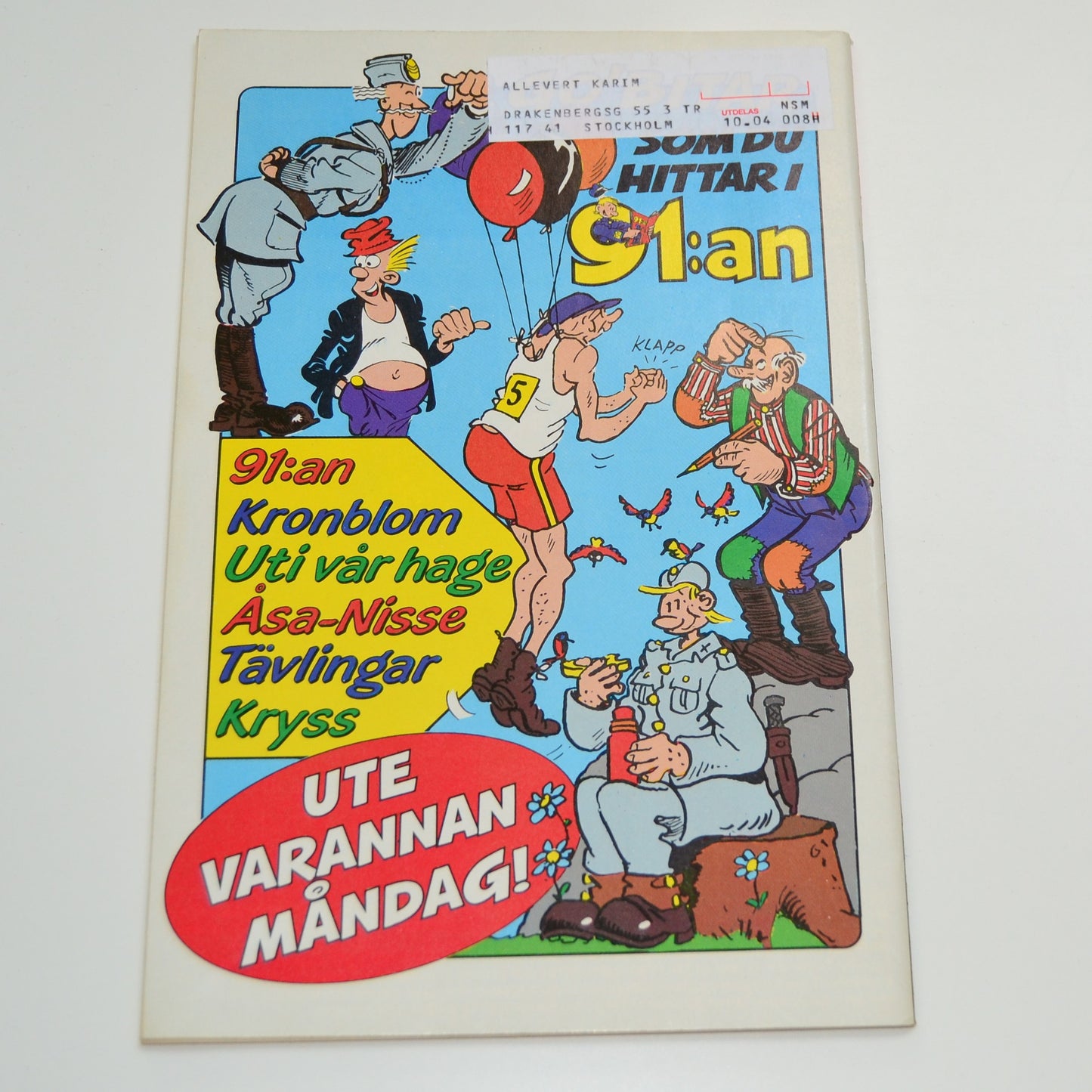 Seriemagasinet Nr 8 1990 #VF#