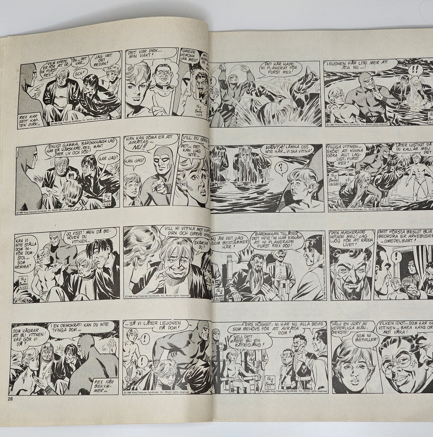 Seriemagasinet Kerry Drake! 1986 #VG#