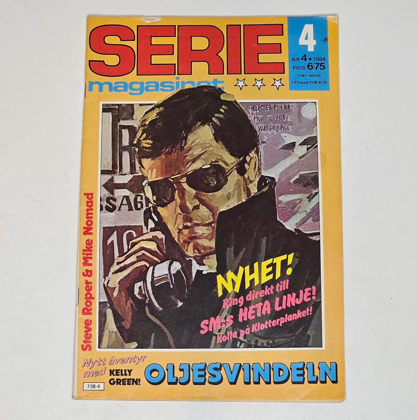 Seriemagasinet Nr 4 1984 #VG# + Reklambilaga
