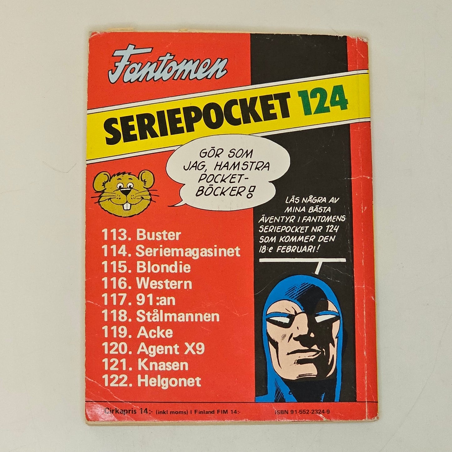 Seriepocket Nr 123 - Scooby Doo 1982 #VG#