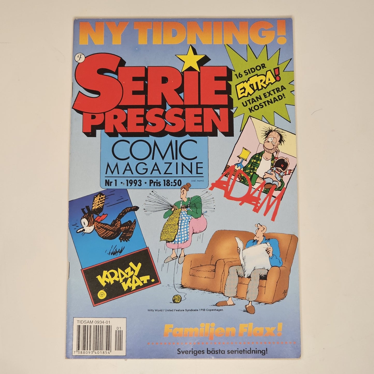 Seriepressen Nr 1 1993 #VF#