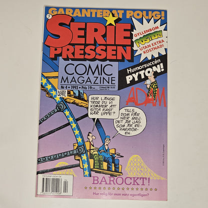 Seriepressen Nr 4 1993 #VF# + Bilaga