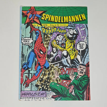Spindelmannen Nr 9 1979 #VG#