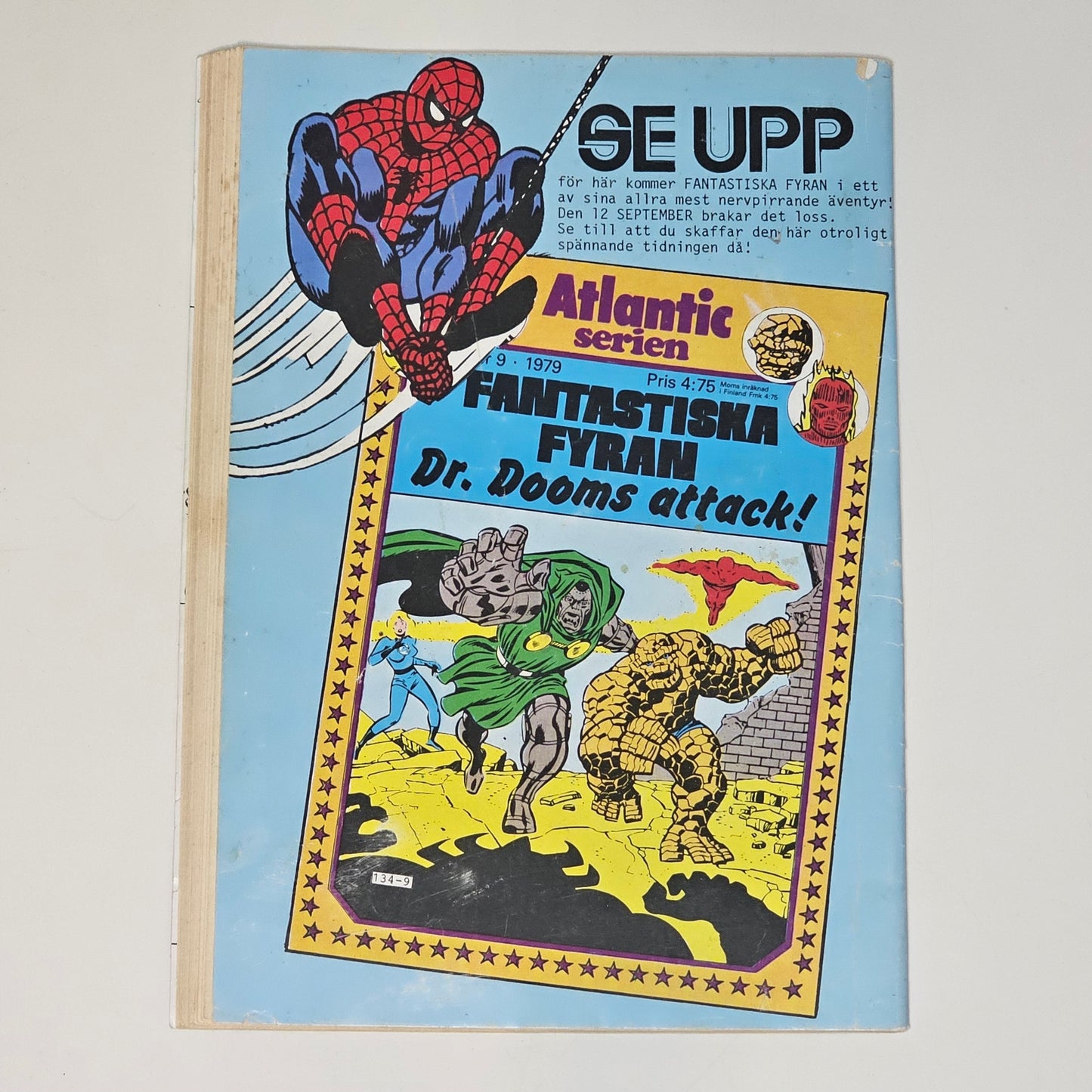 Spindelmannen Nr 9 1979 #VG#