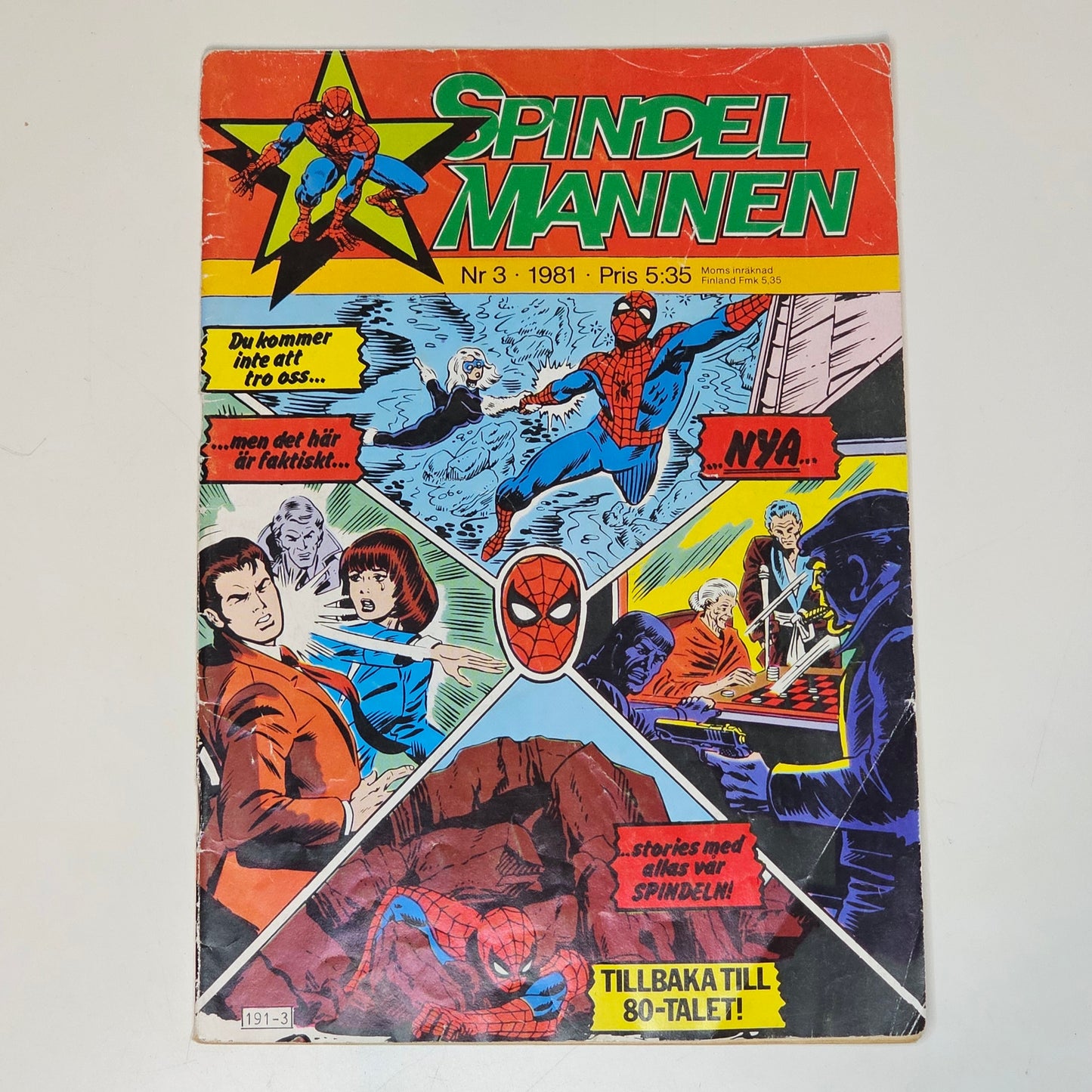 Spindelmannen Nr 3 1981 #VG#