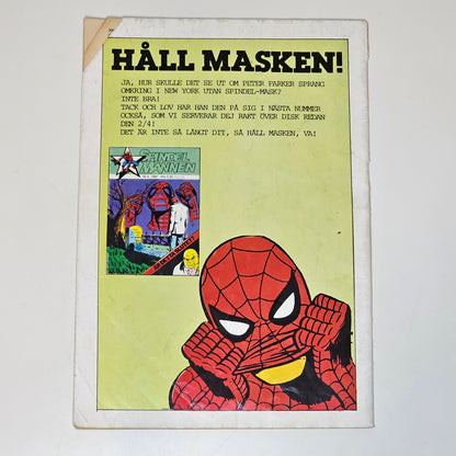Spindelmannen Nr 3 1981 #VG#