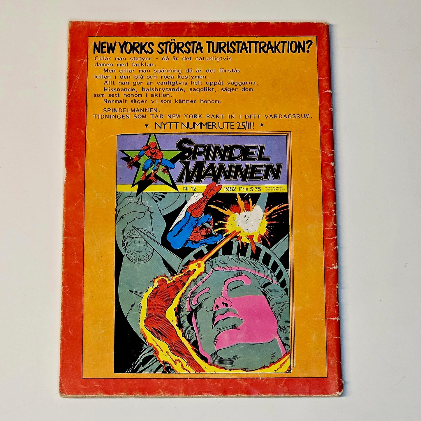 Spindelmannen Nr 11 1982 #VG# + Prenumerationsbilaga