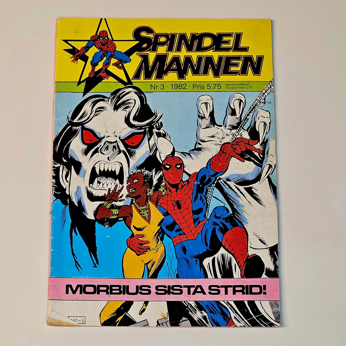 Spindelmannen 1982 Nr 3
