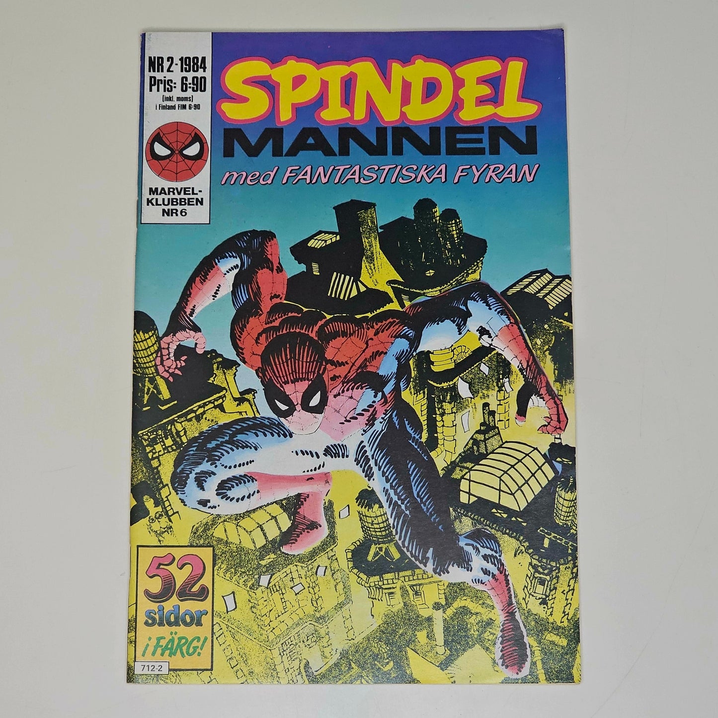 Spindelmannen Nr 2 1984 #VG#