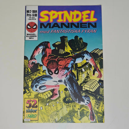 Spindelmannen Nr 2 1984 #VG#