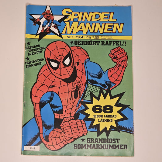 Spindelmannen Nr 7 1984 #FN#