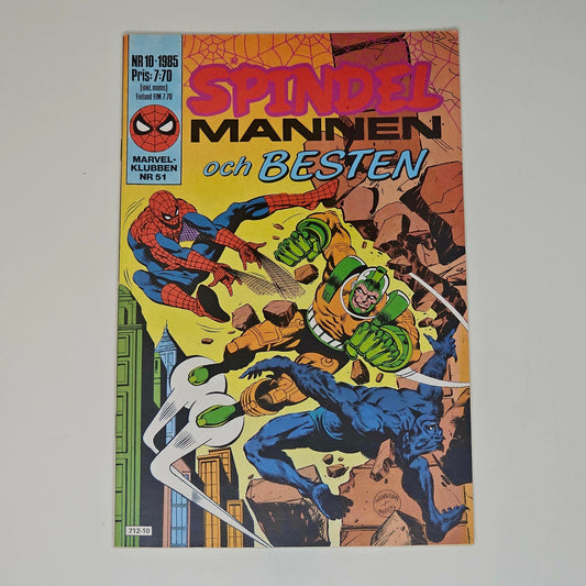 Spindelmannen Nr 10 1985 #VF#