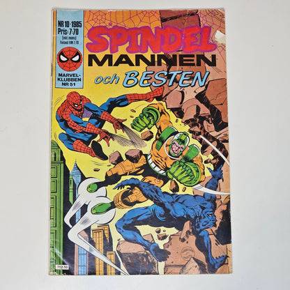 Spindelmannen Nr 10 1985 #VG#