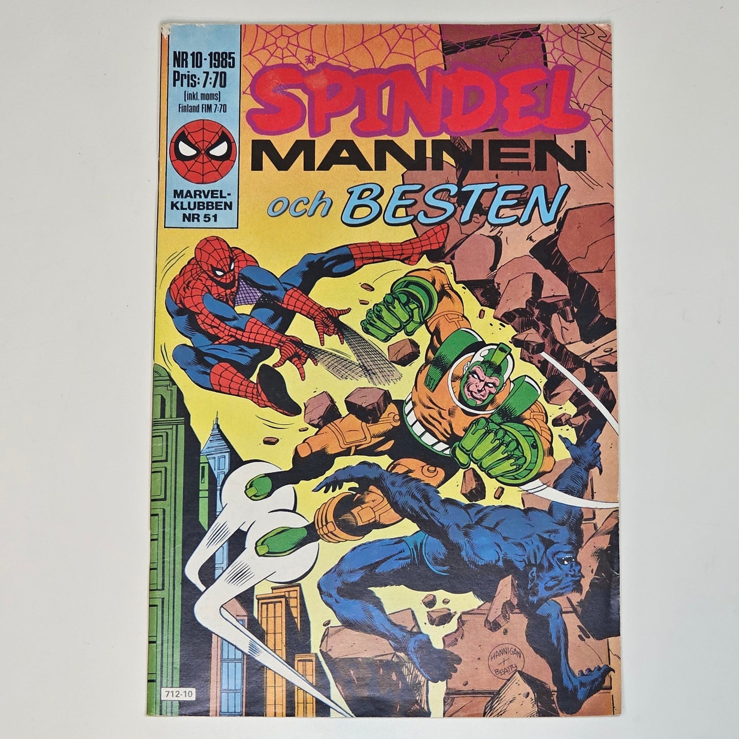Spindelmannen Nr 10 1985 #FN#