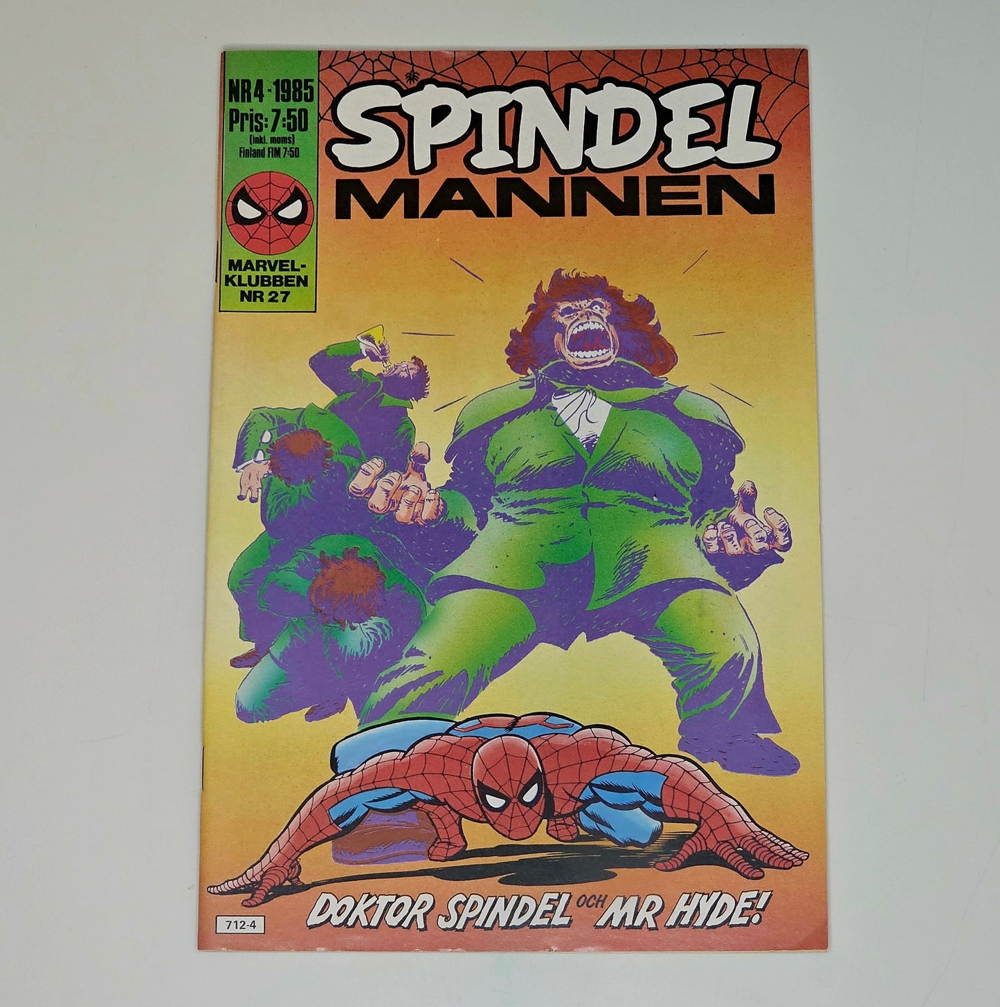 Spindelmannen Nr 4 1985 #VF#