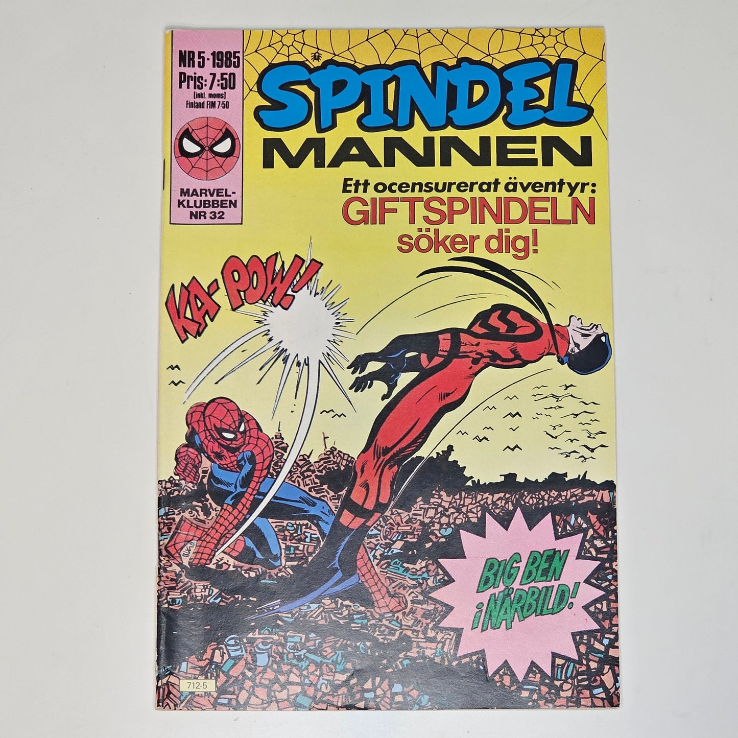 Spindelmannen Nr 5 1985 #FN#