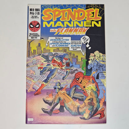 Spindelmannen Nr 9 1985 #VF#