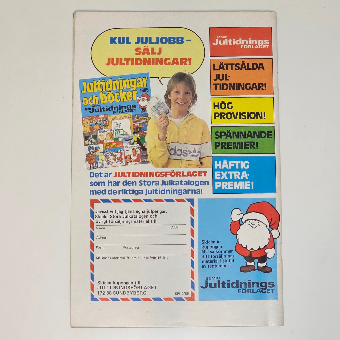 Spindelmannen Nr 9 1985 #VF#