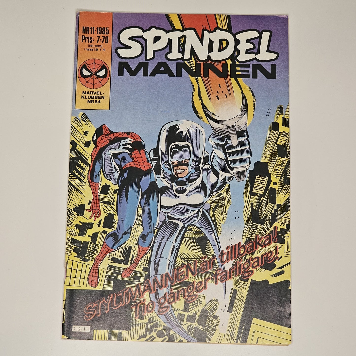 Spindelmannen Nr 11 1985 #VF#