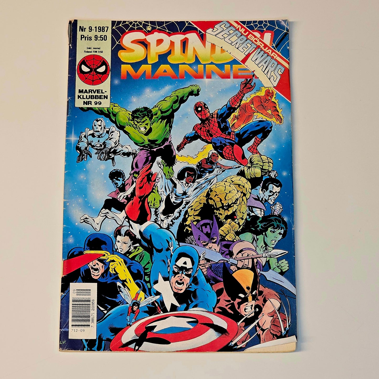 Spindelmannen Nr 9 1987 #VG#