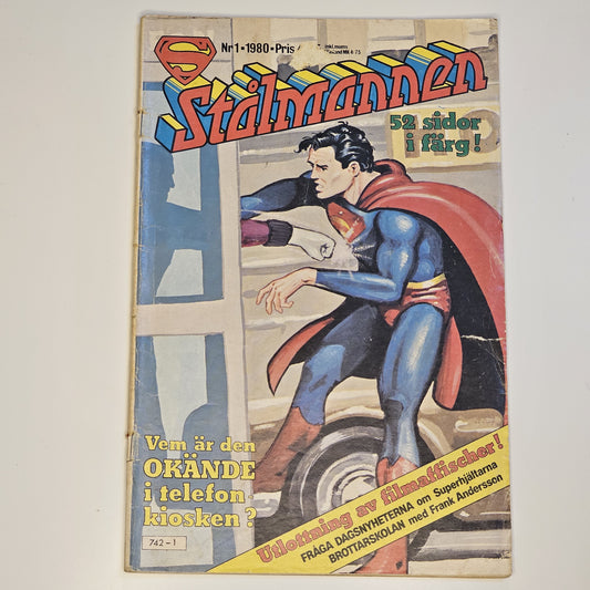 Stålmannen Nr 1 1980 #VG#
