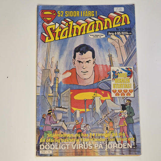 Stålmannen Nr 13 1980 #VG#