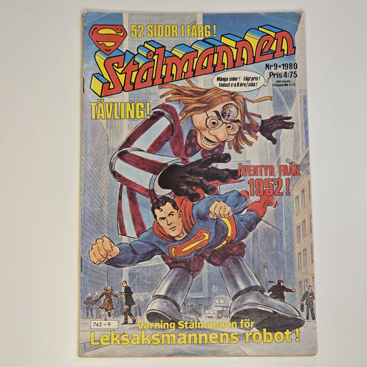 Stålmannen Nr 9 1980 #VG#