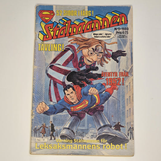 Stålmannen Nr 9 1980 #VG#