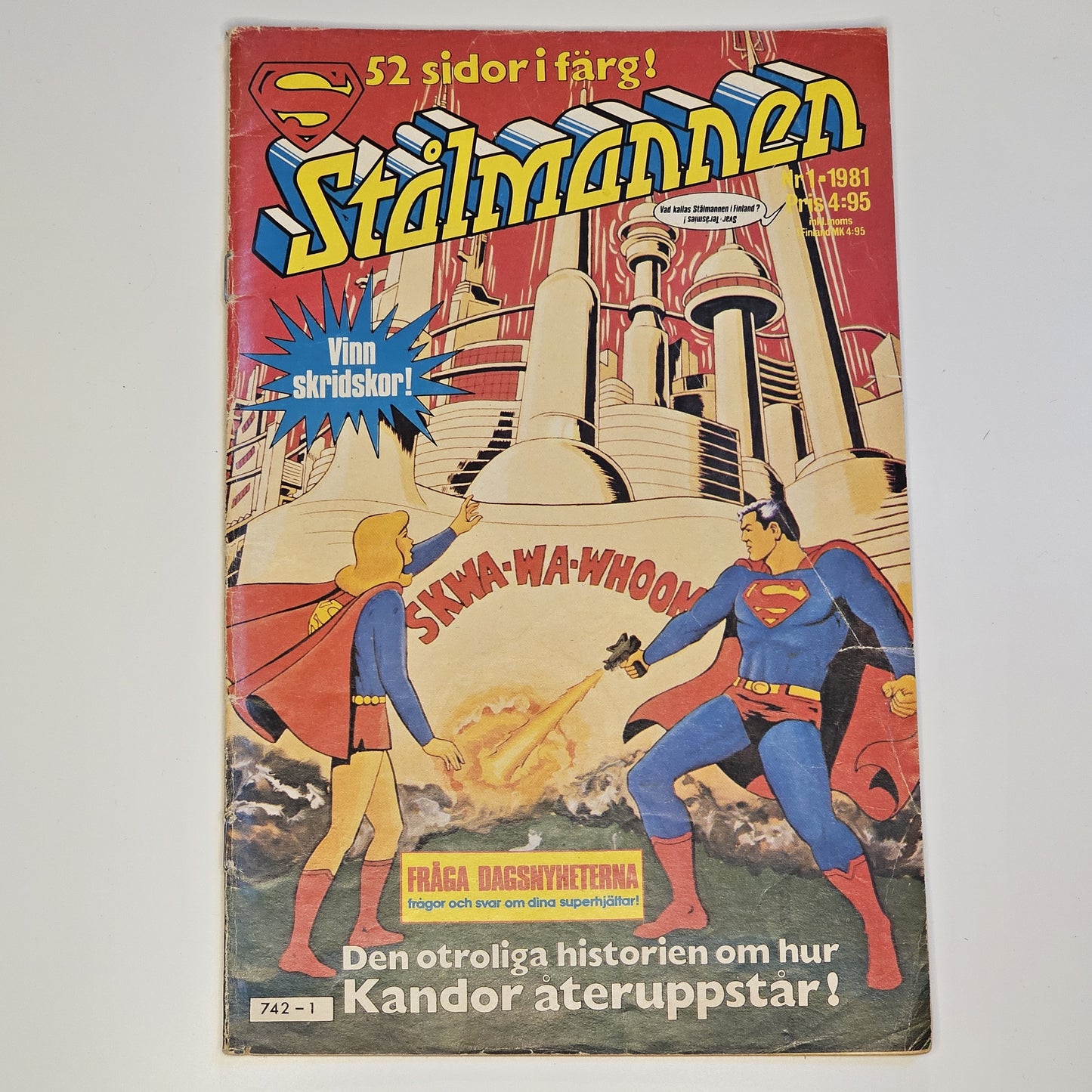 Stålmannen Nr 1 1981 #VG#