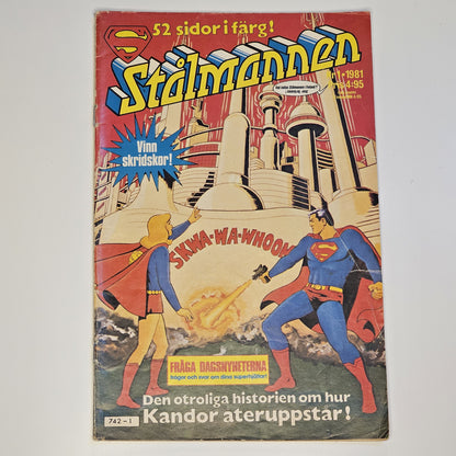 Stålmannen Nr 1 1981 #VG#