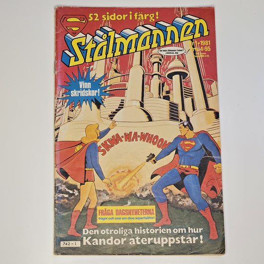 Stålmannen Nr 1 1981 #VG#