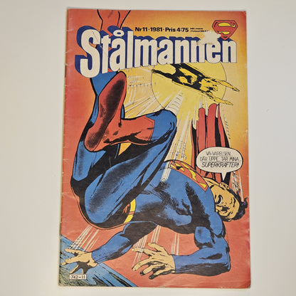Stålmannen Nr 11 1981 #VG#