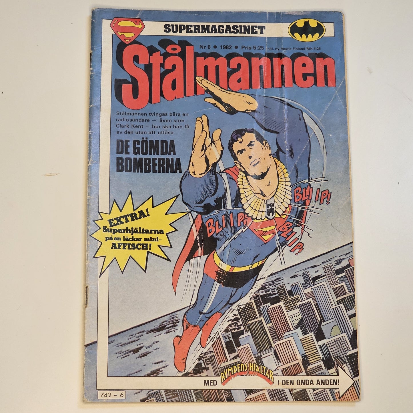 Stålmannen Nr 6 1982 #VG#