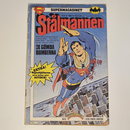 Stålmannen Nr 6 1982 #VG#