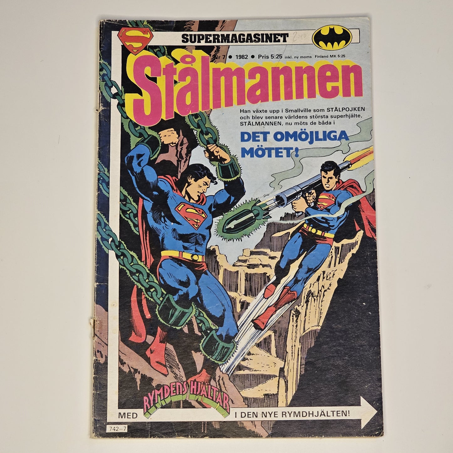 Stålmannen Nr 7 1982 #VG#