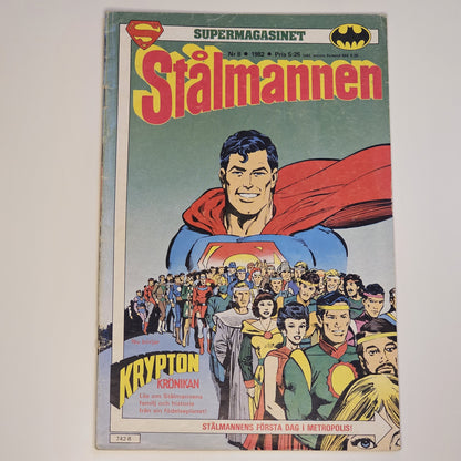 Stålmannen Nr 8 1982 #VG#